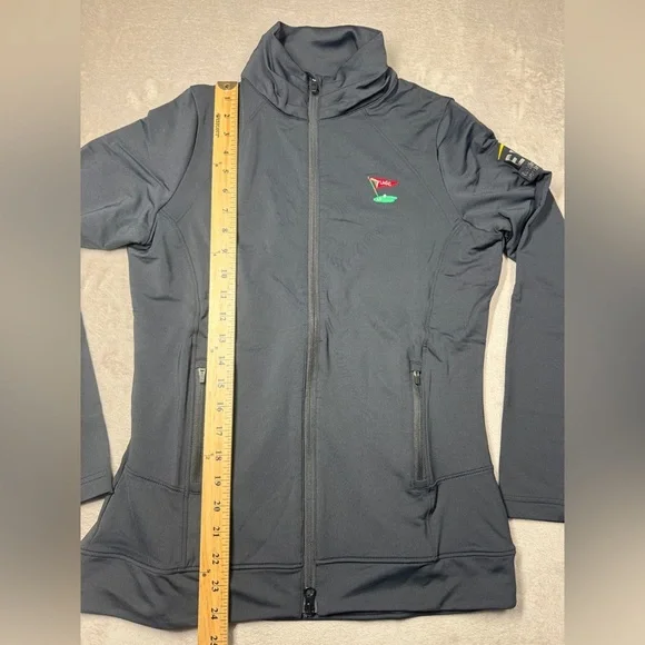 NWT Peter Millar Women’s Company Embroidered Lauren Black Full Zip Jacket Medium - Picture 6 of 14